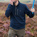 Mens Varden Quarter Zip Fleece - Harehill