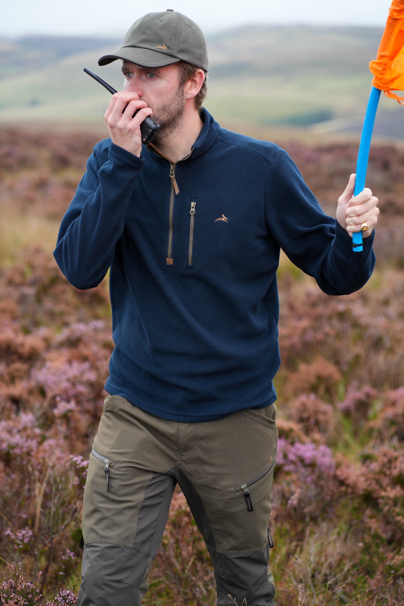 Mens Varden Quarter Zip Fleece - Harehill
