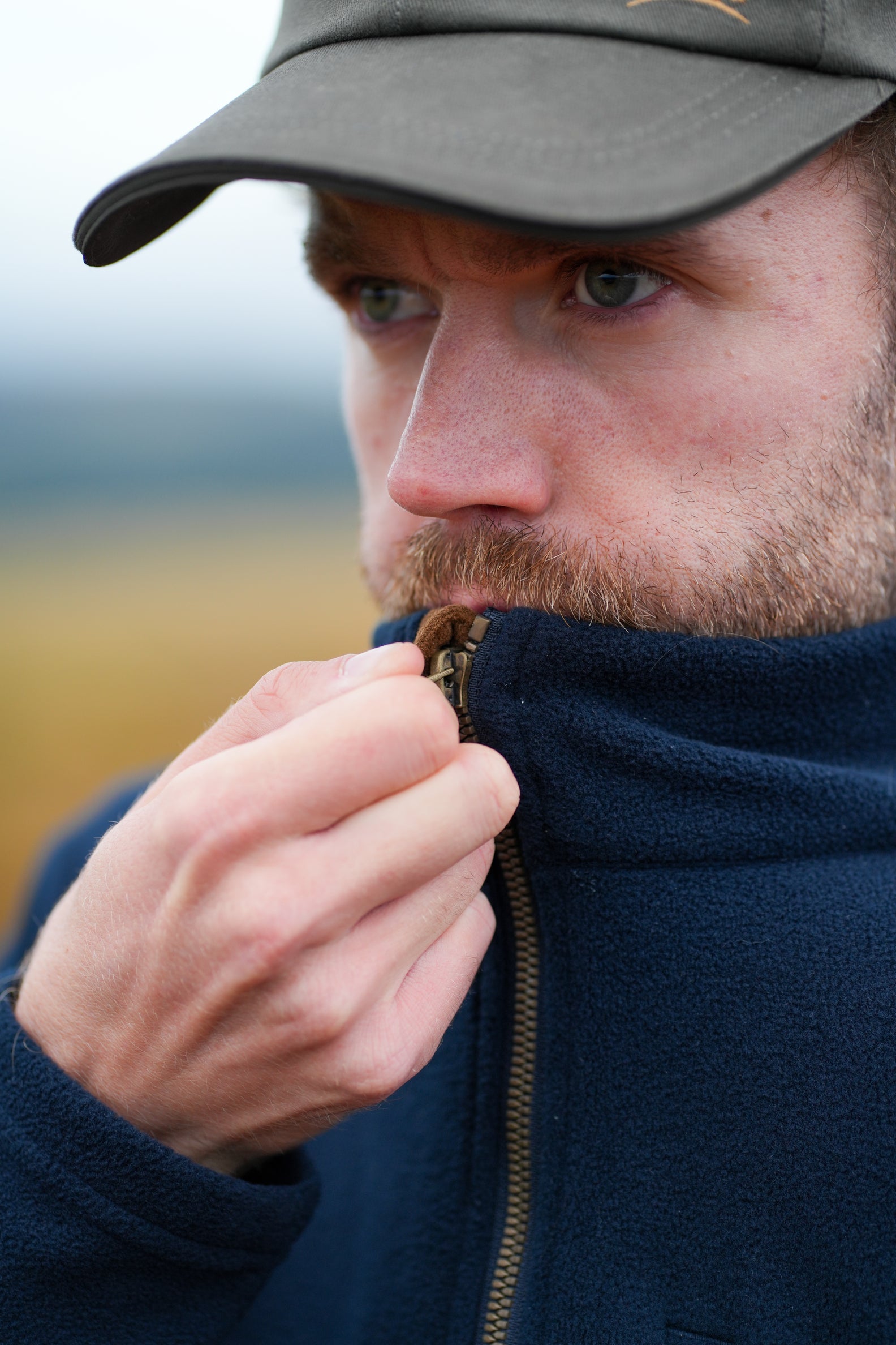Mens Varden Quarter Zip Fleece - Harehill